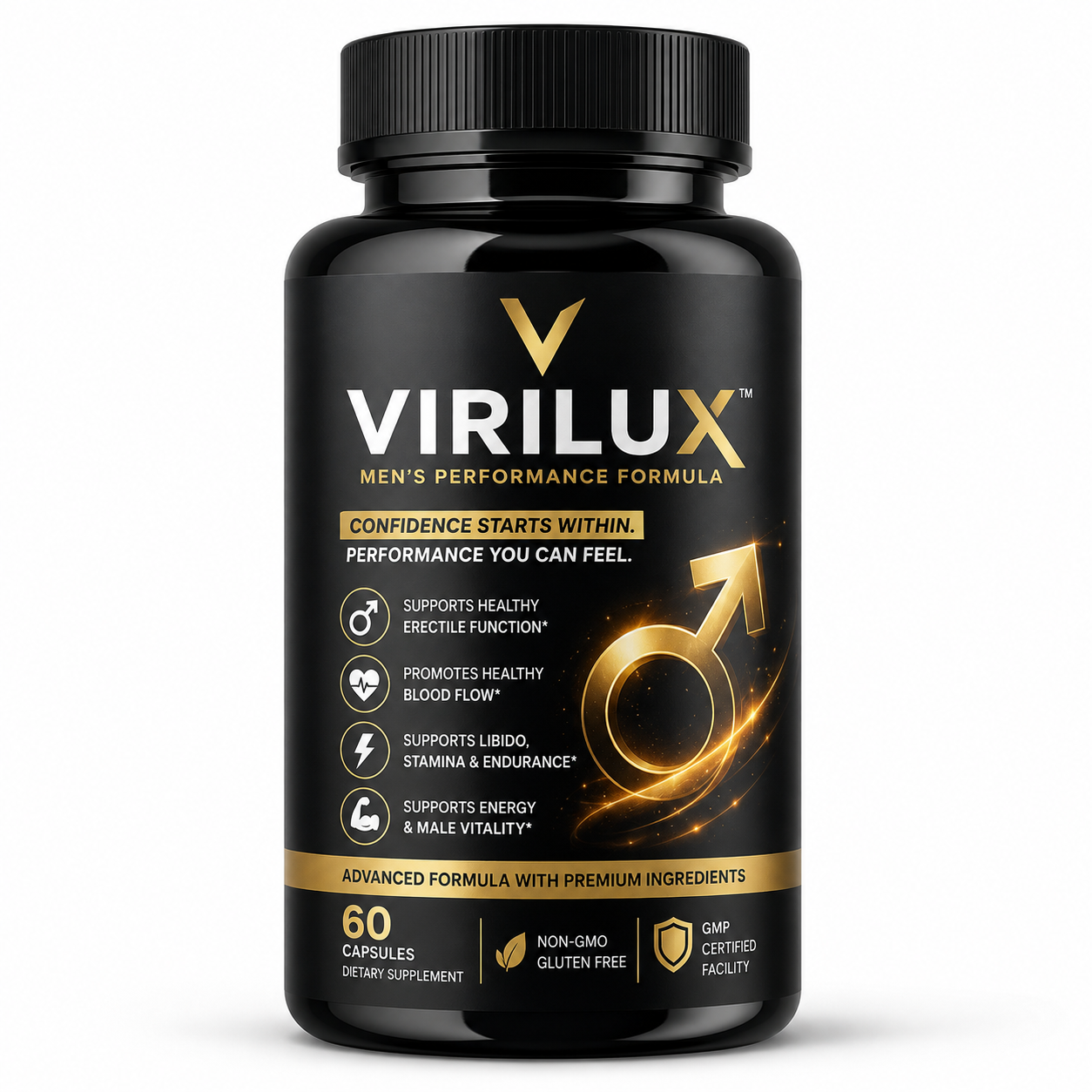Virilux™ Men's Performance Formula | Confidence Starts Within. Performance You Can Feel.